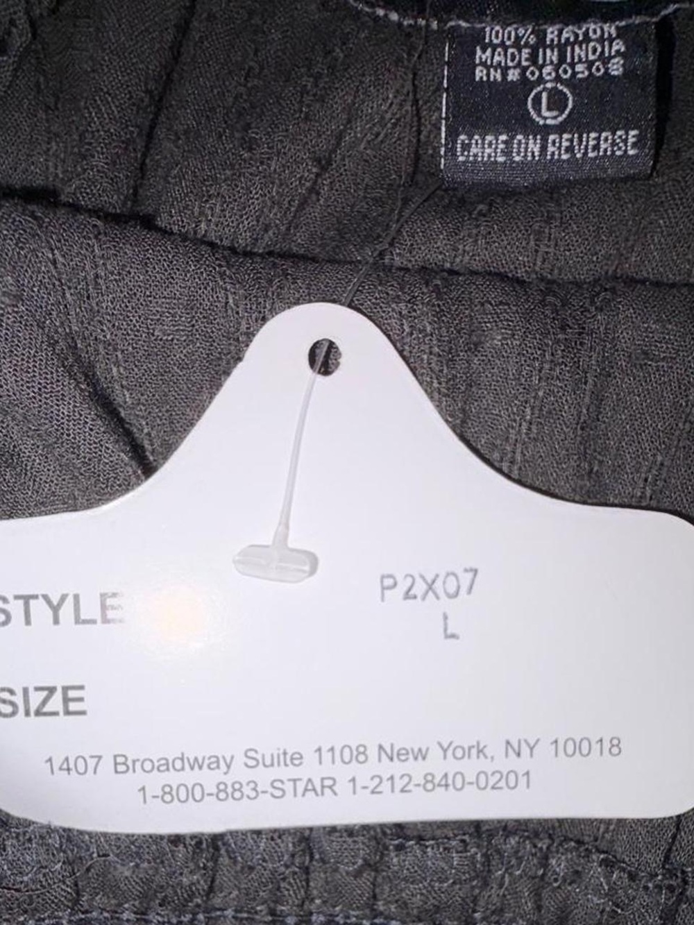 Angie Off-Shoulder Bell Sleeve Top - Charcoal - Picture 7 of 7